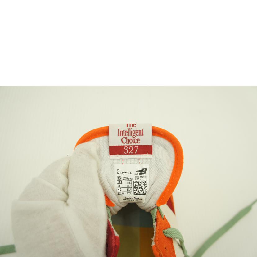 NB ニューバランス/トッド・スナイダー×327/スカーレット/MS327TSA//サイズ:26.5cm/ABランク/75