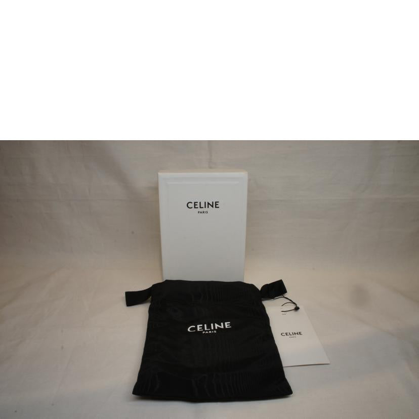 CELINE セリーヌ/トリオンフコンパクトウォレットグリーン//SAランク/92