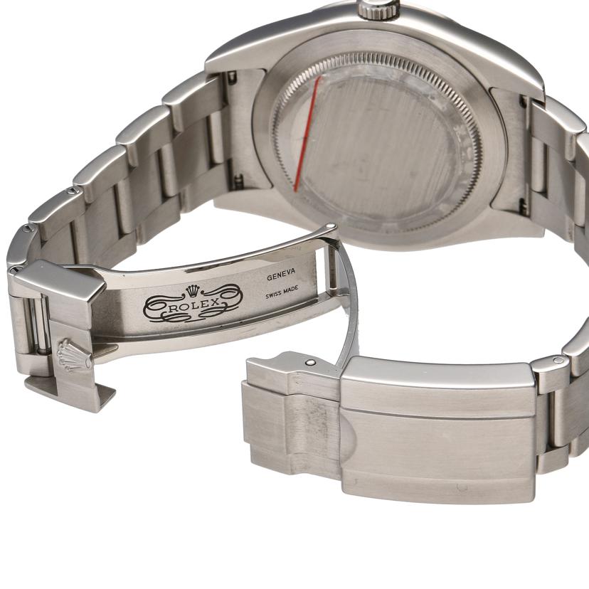 ROLEX ロレックス 腕時計 新品仕上済 ランダムシリアル 前期型 ブラックダイアル ステンレス メンズ 自動巻き/エクスプローラー1・ブラックアウト/ランダム番/214270//9M9*****/SAランク/19