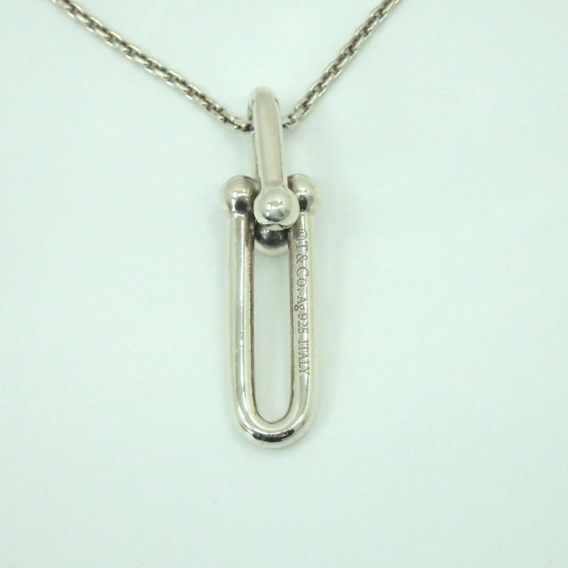 TIFFANY&Co. ティファニー/Ag925ハードウエア細長リンクペンダント約46cm//ABランク/77