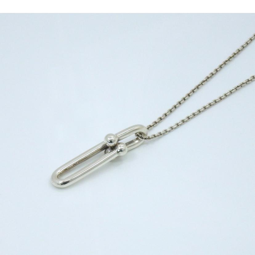 TIFFANY&Co. ティファニー/Ag925ハードウエア細長リンクペンダント約46cm//ABランク/77