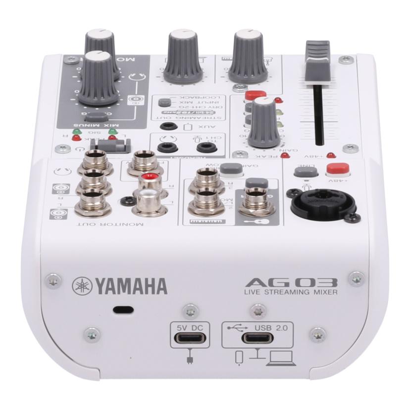 YAMAHA ヤマハ /ライブストリーミングミキサー/AG03MK2//YGE101234/ABランク/85