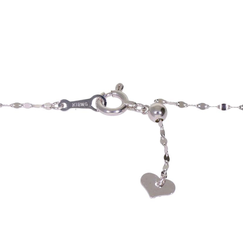 K18WGダイヤネックレス0.75ct//Aランク/69