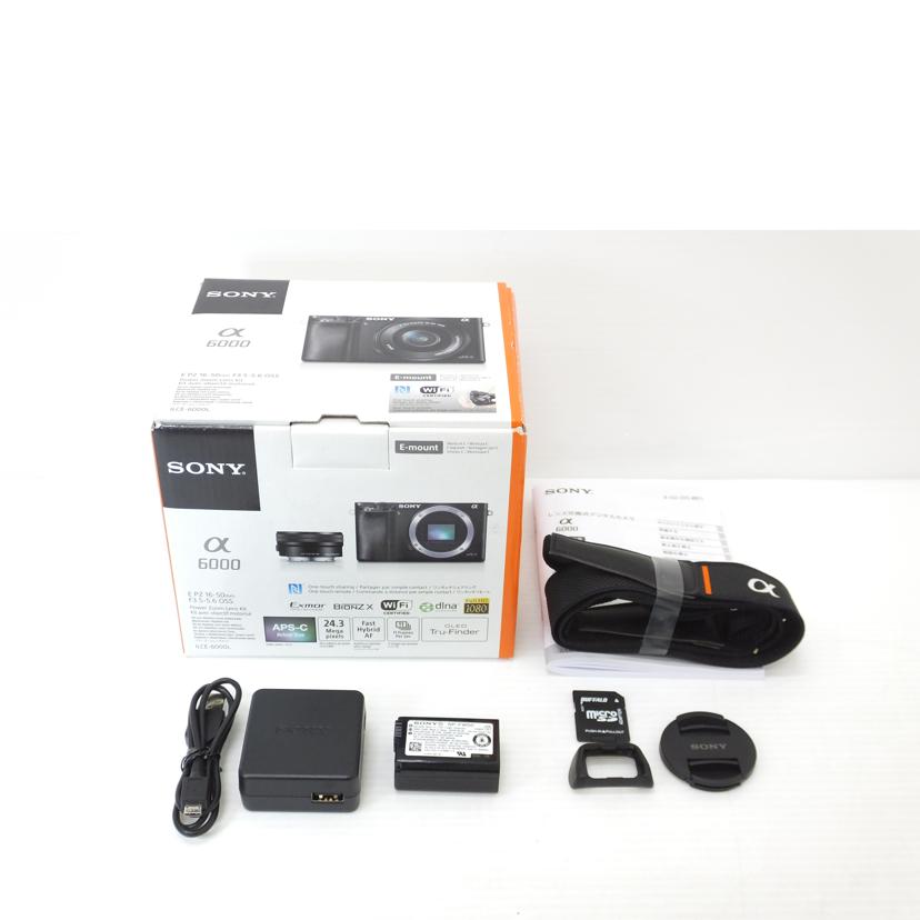 SONY ソニー/α6000レンズキット/ILCE-6000L/ILCE-6000L//3058643/ABランク/88