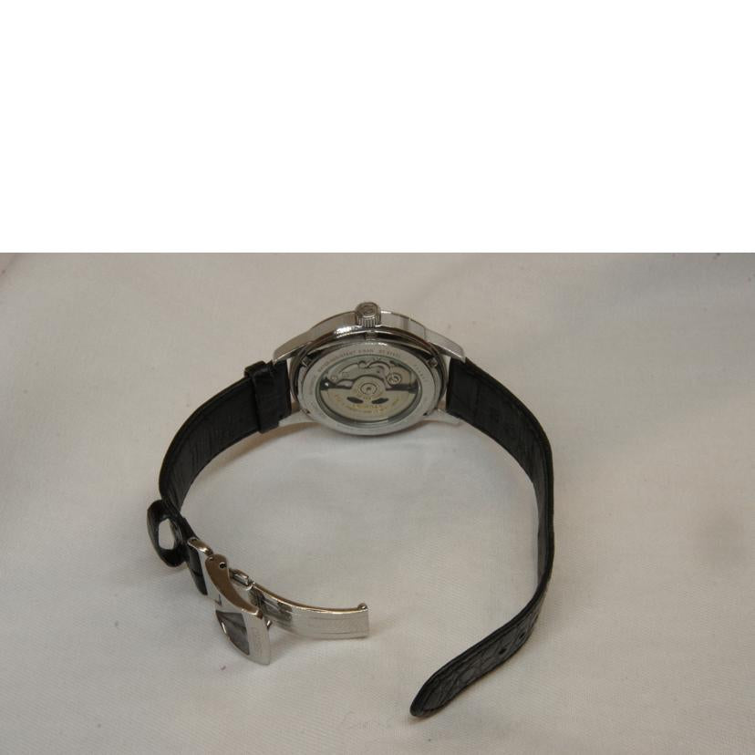 SEIKO セイコー/メカニカル裏スケオートマ/パワーリザーブ/レザーベルト/Dバックル/6R21-00A0//098***/ABランク/92