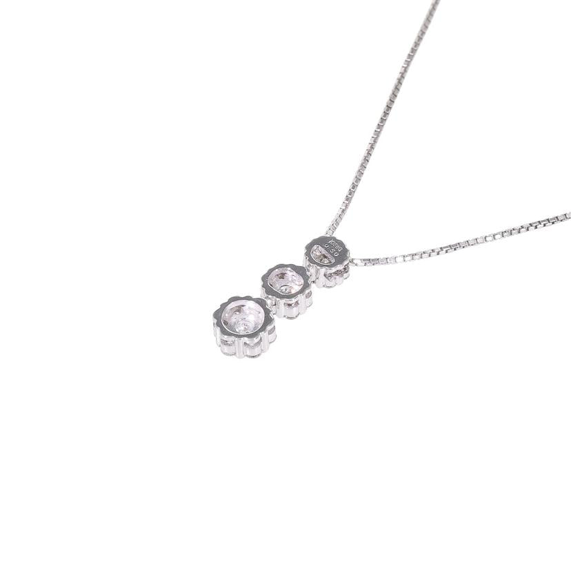 K18WGダイヤネックレス0.50ct//Aランク/05