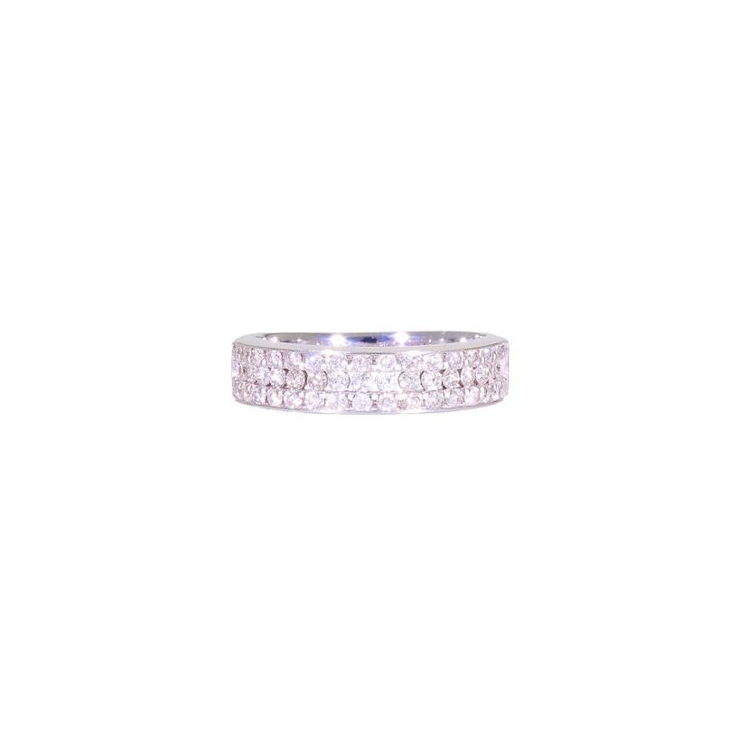 K18WGダイヤリング0.64ct//Aランク/88