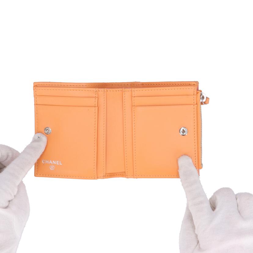 CHANEL シャネル/キャビアスキン折財布/AP3713//EUK*****/ABランク/91