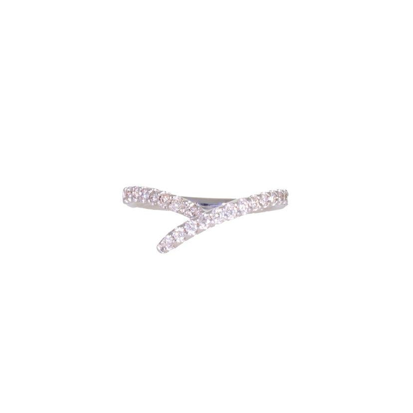 K18WGダイヤリング0.30ct//Aランク/88