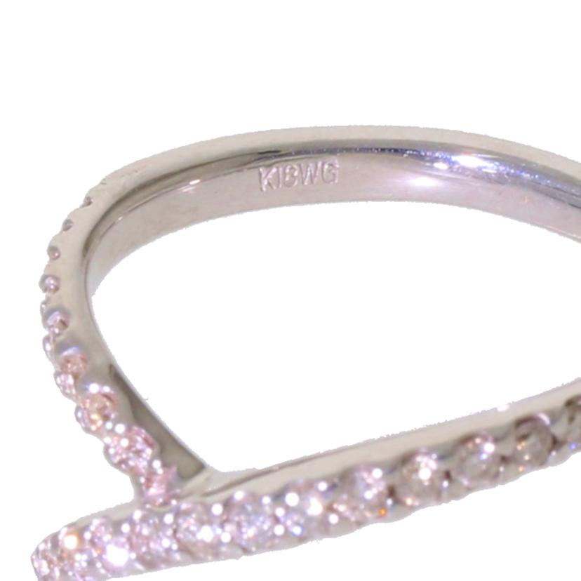 K18WGダイヤリング0.30ct//Aランク/88