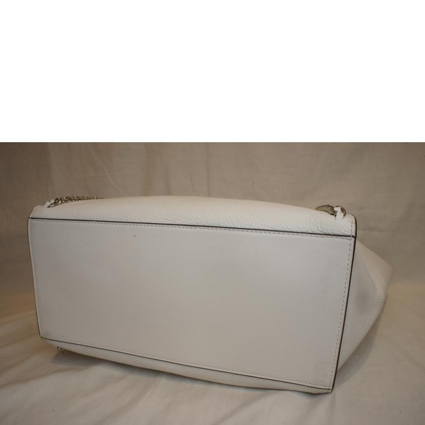 MICHAEL KORS/ラージチェーントートホワイト//Aランク/92