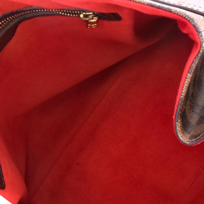 LV ルイヴィトン ルイ・ヴィトン ビトン ダミエ・エベヌ 市松模様 ブラウン 茶 ショルダーバッグ ハンドバッグ トートバッグ ブラウン メンズ レディース 定番 人気 LV 斜め掛け 肩がけ/ユゼス/ダミエ/エベヌ/N51128//MB0***/ABランク/38