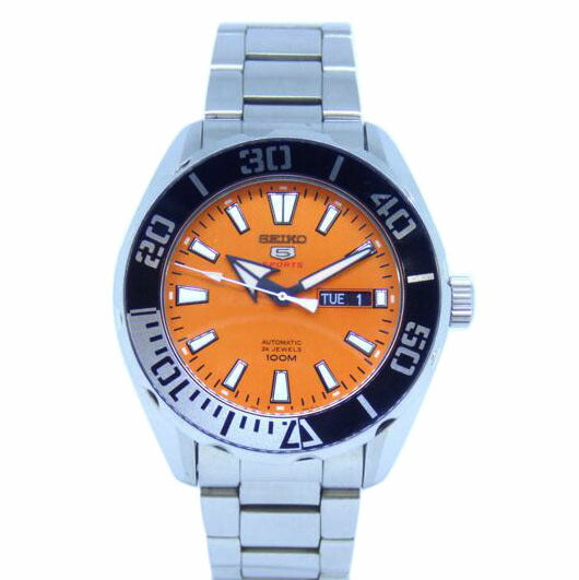 SEIKO セイコー/SEIKO5 SPORTS/オレンジ文字盤/4R36-06R0//040***/ABランク/64
