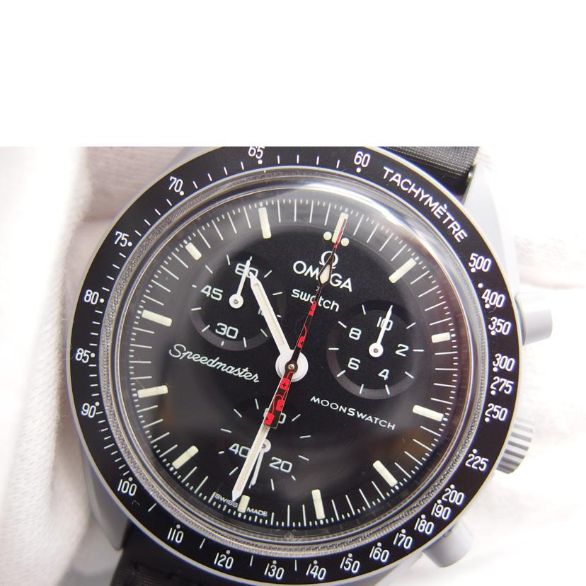 OMEGA オメガ/ミッショントゥザムーン/スウォッチ/SO33M102-108//130********/Aランク/04