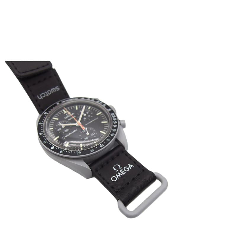 OMEGA オメガ/ミッショントゥザムーン/スウォッチ/SO33M102-108//130********/Aランク/04