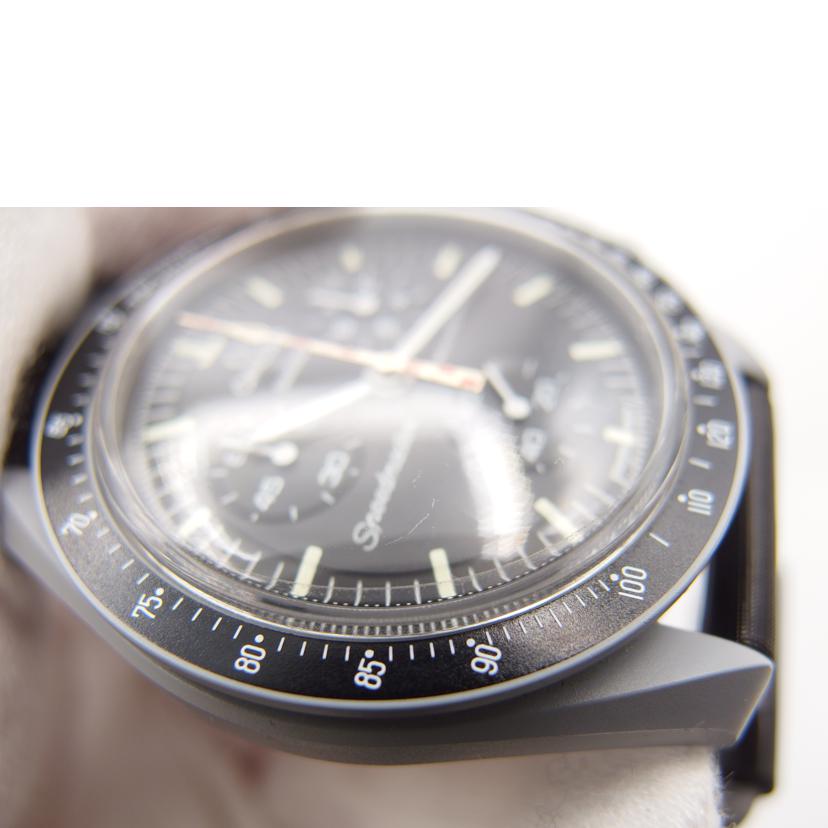 OMEGA オメガ/ミッショントゥザムーン/スウォッチ/SO33M102-108//130********/Aランク/04