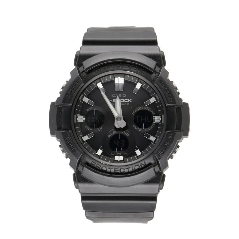 CASIO カシオ/G-SHOCK/デジアナウォッチ/電波ソーラー/ブラック/GAW-100B-1AJF//003*****/ABランク/18