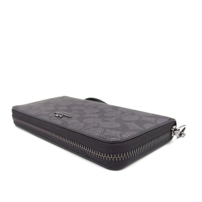 COACH コーチ/ロングジップアラウンドウォレット/シグネチャーキャンバス/CW778//D25**/Aランク/04