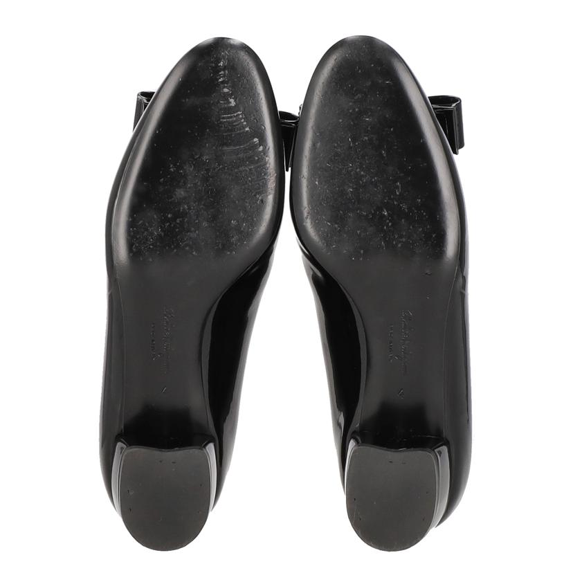 Ferragamo/◇ヴァラ/パンプス/エナメル/サイズ4/約21.5cm//Aランク/06