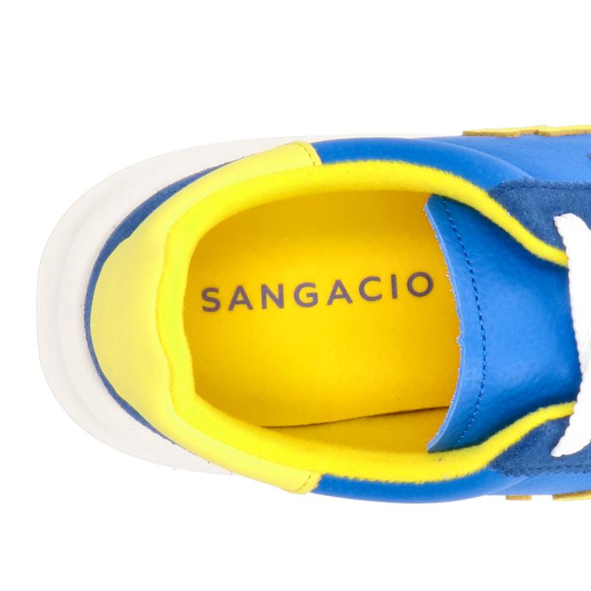 SANGACIO サンガッチョ/にゅ スニーカーBL/YE/ //Aランク/85