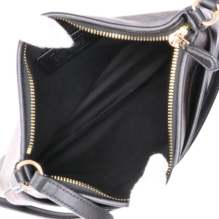 COACH コーチ/PVCシグネチャー/ショルダーバッグ/ブラウン×ブラック/29210//M22**/Aランク/18