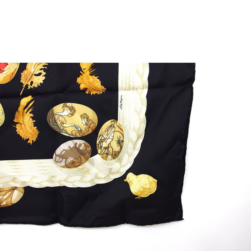 エルメス/カレ 90 Couvee d Hermes エルメスの卵 シルク スカーフ//HER***/ABランク/04