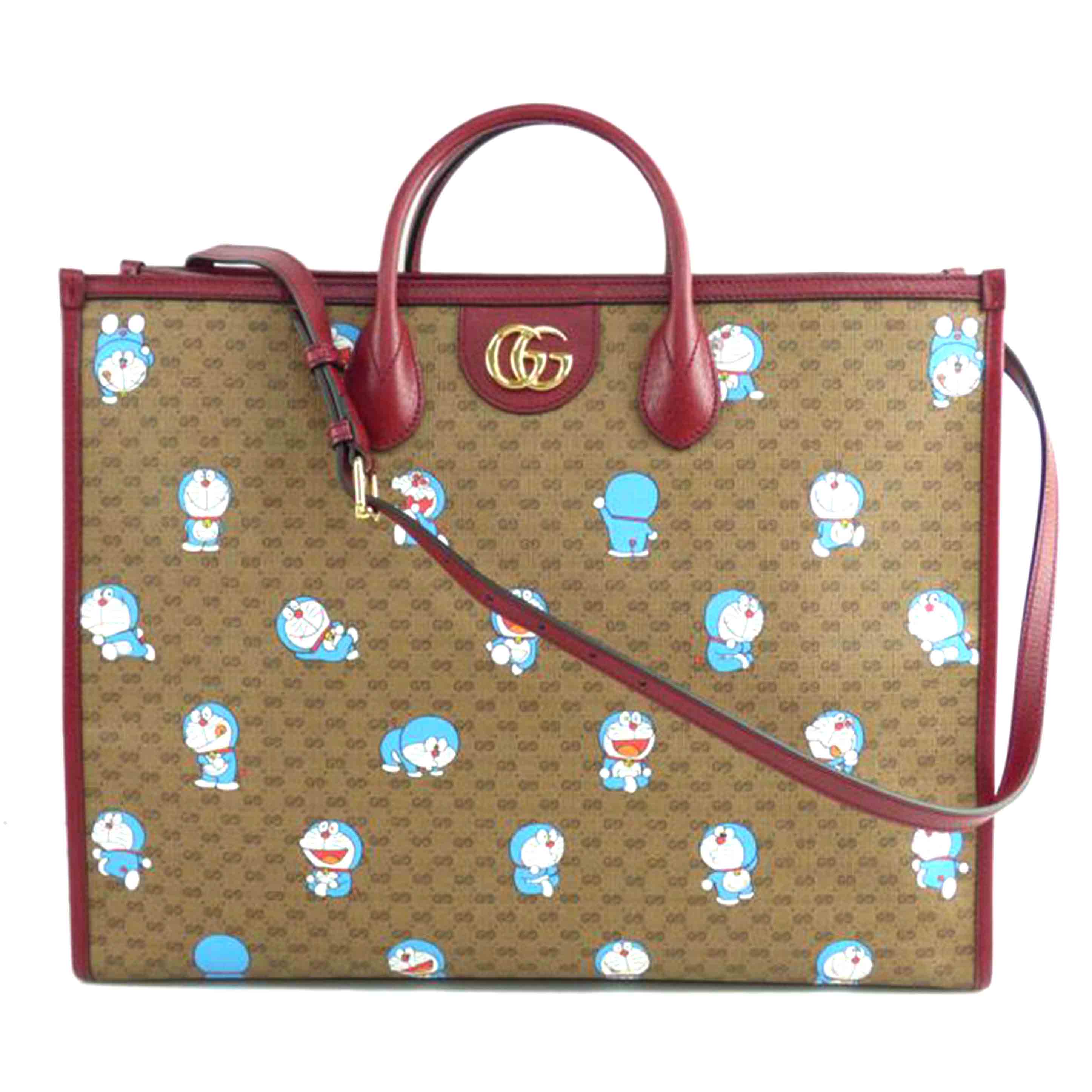 GUCCI グッチ/ドラえもんGGスプリームトート/653952//525***/Aランク/64