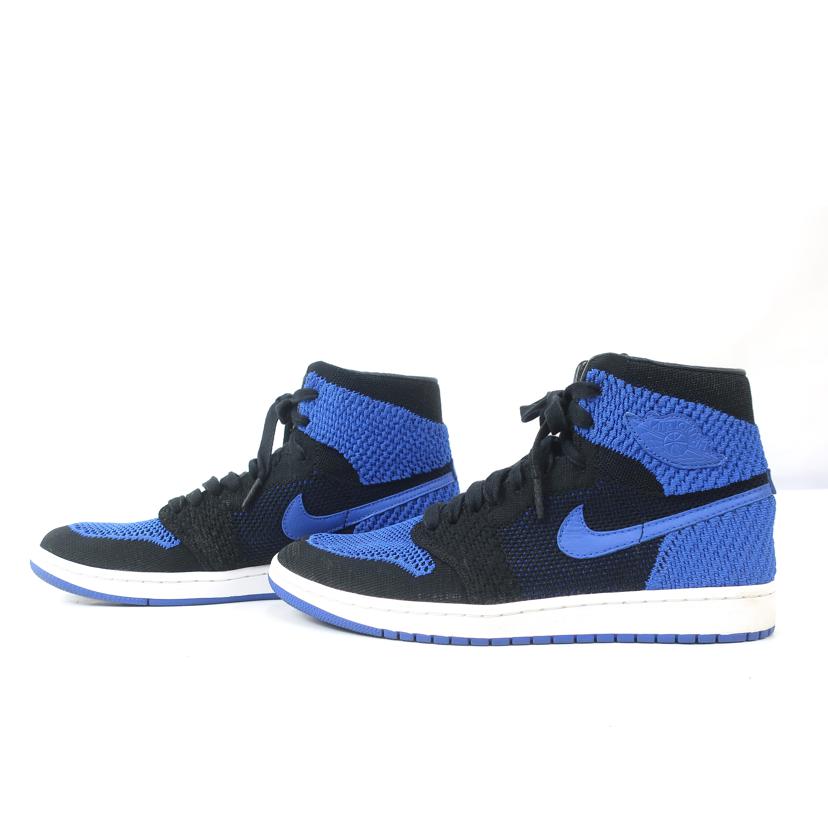 NIKE ナイキ/AIR JORDAN 1RETRO エアジョーダン1 レトロ ハイ フライニット ロイヤル 28.0cm ブラック×ブルー/919704-006//Bランク/65