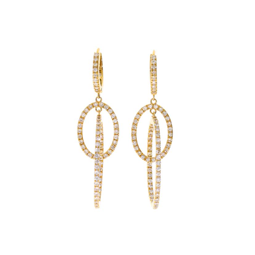 K18ダイヤピス0.52×2//ABランク/69