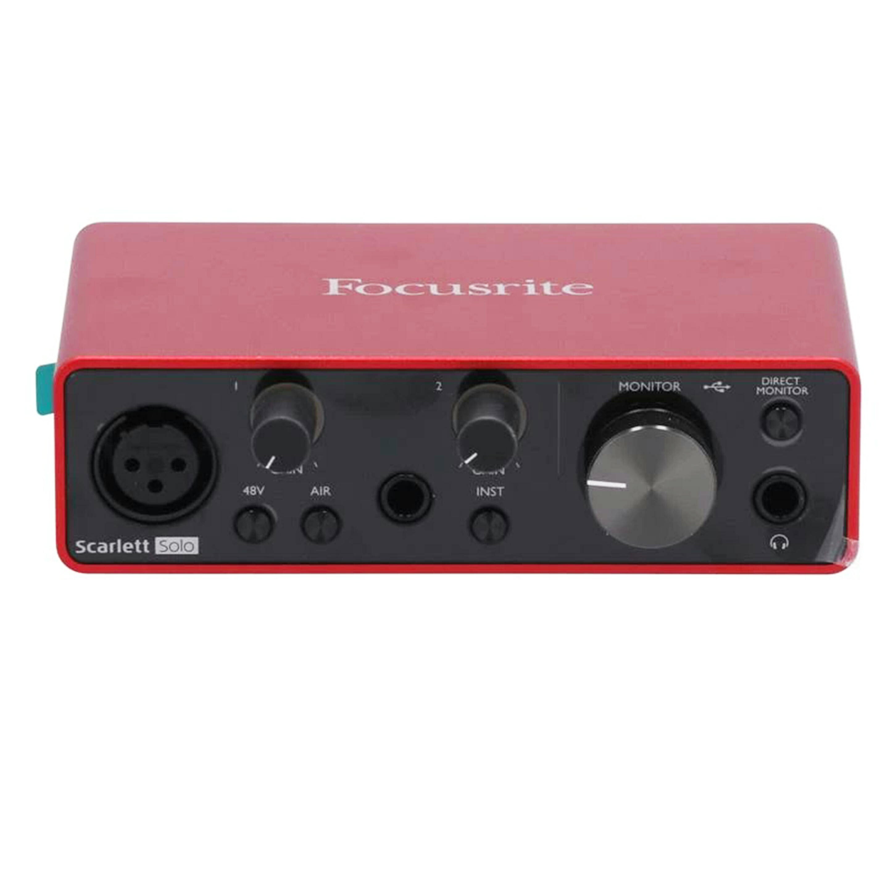 Focusrite フォーカスライト /オーディオインターフェース+マイク/Scarlett Solo(gen3)//P77KEPW1B23058/Bランク/67