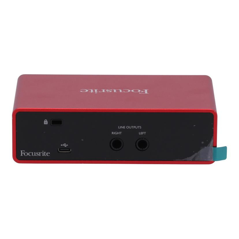Focusrite フォーカスライト /オーディオインターフェース+マイク/Scarlett Solo(gen3)//P77KEPW1B23058/Bランク/67