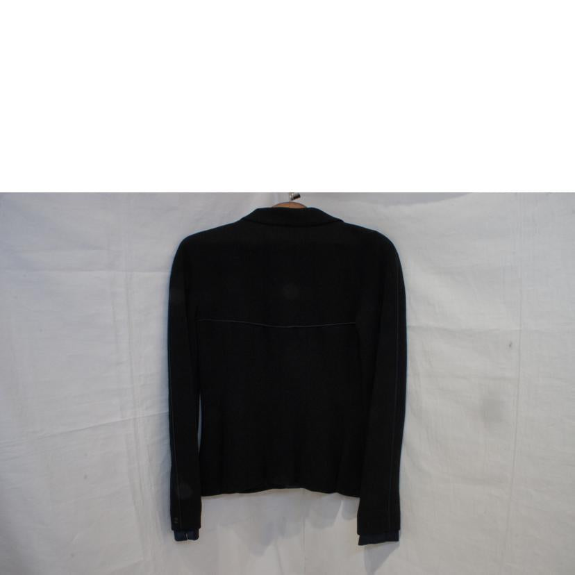 CHANEL シャネル/ウールジャケットブラック/シルクココマークライニング/P1972V11245//Aランク/92