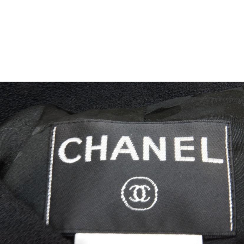 CHANEL シャネル/ウールジャケットブラック/シルクココマークライニング/P1972V11245//Aランク/92