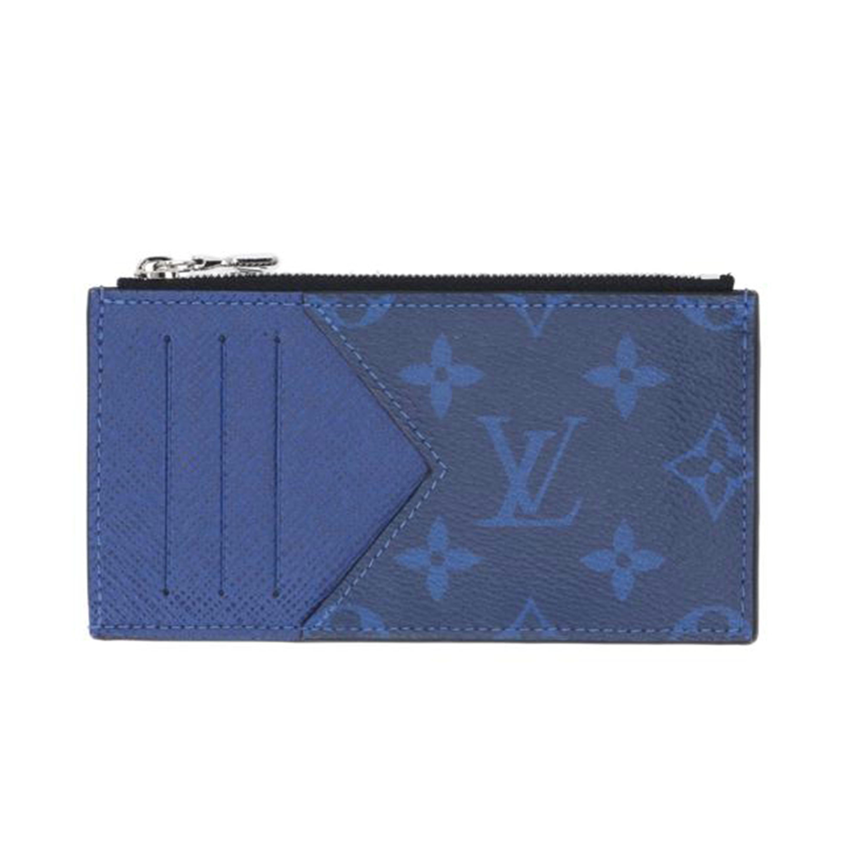 LV ルイ・ヴィトン/コイン・カードホルダー/タイガラマ/コバルト/M30270//IC/Aランク/18