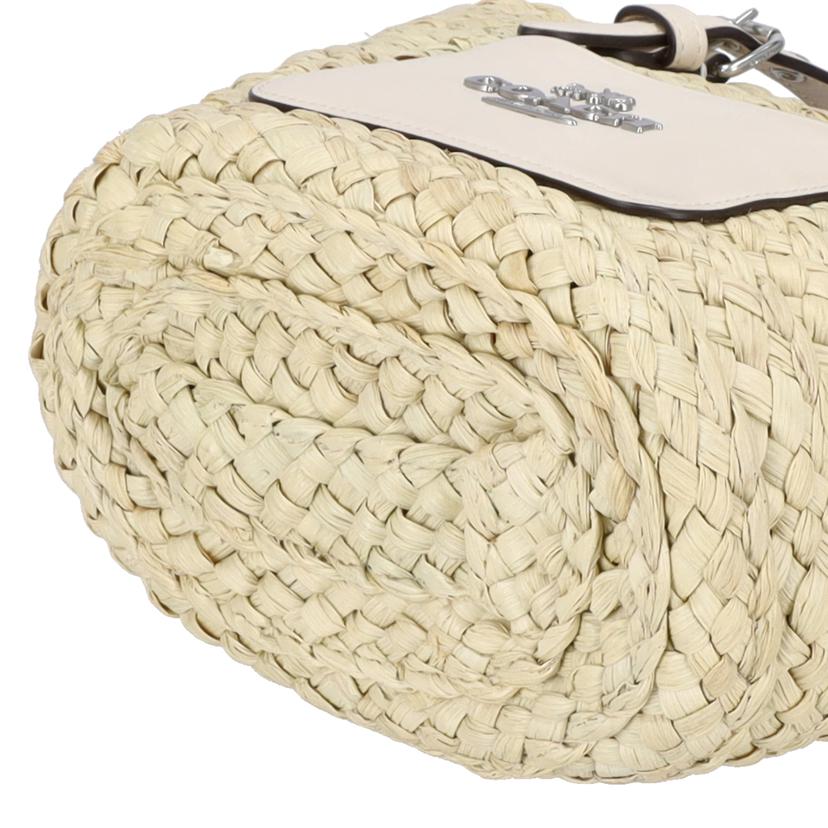 COACH/スモールトート2WAYストローバッグ/CJ519//B23***/ABランク/85