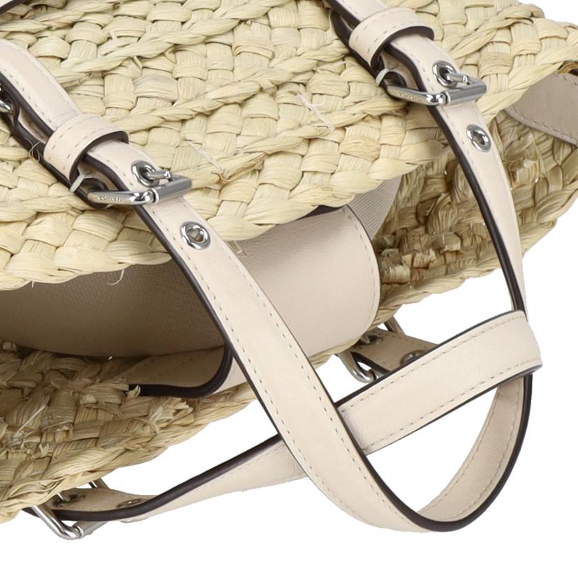 COACH/スモールトート2WAYストローバッグ/CJ519//B23***/ABランク/85