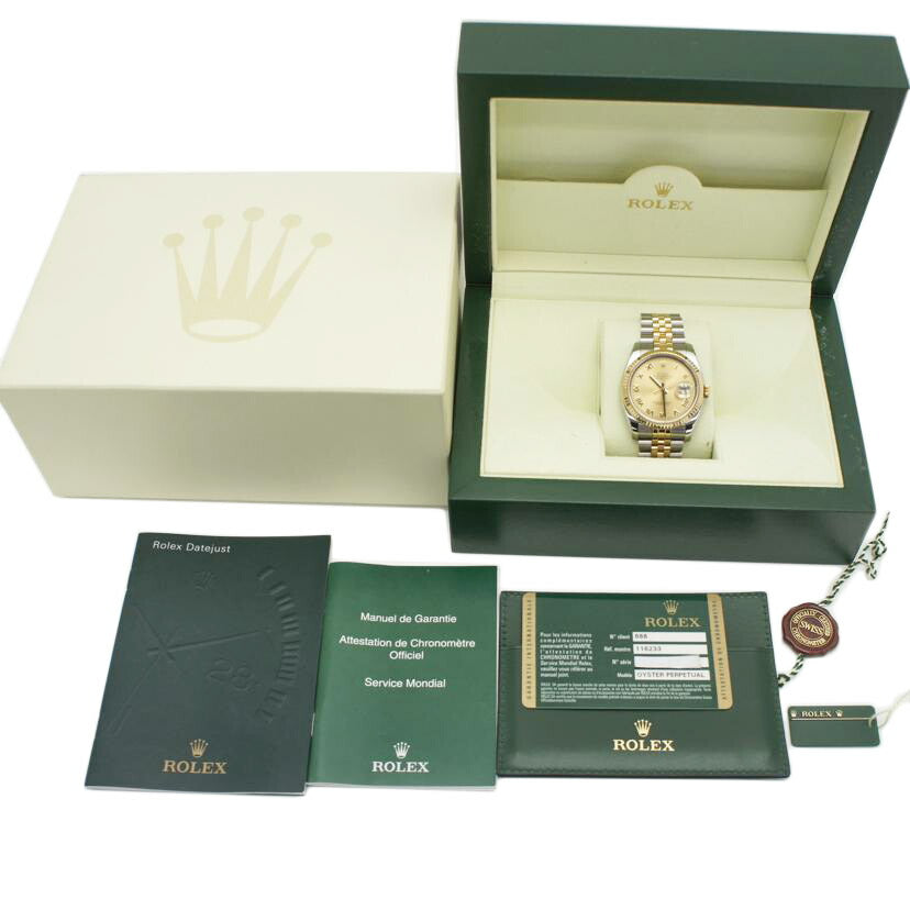 ROLEX ロレックス/DATE JUST/ローマンインデックス/116233//V69****/ABランク/91