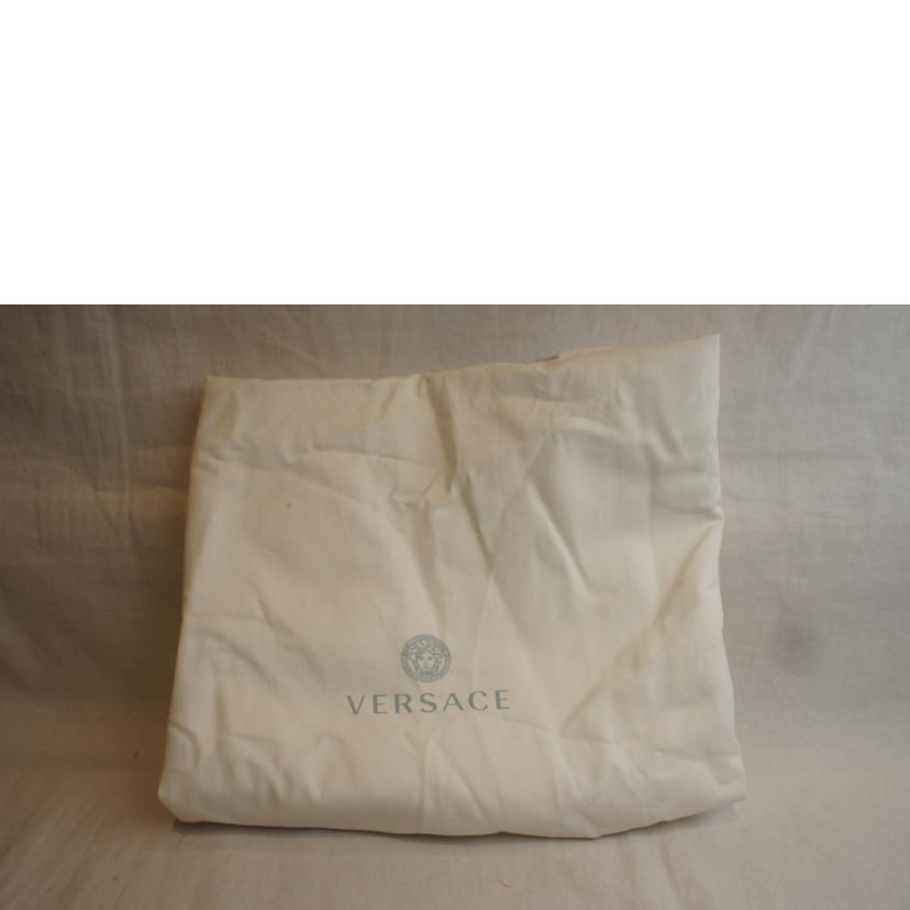 VERSACE ヴェルサーチ/メッシュロゴハンドブラック//Aランク/92