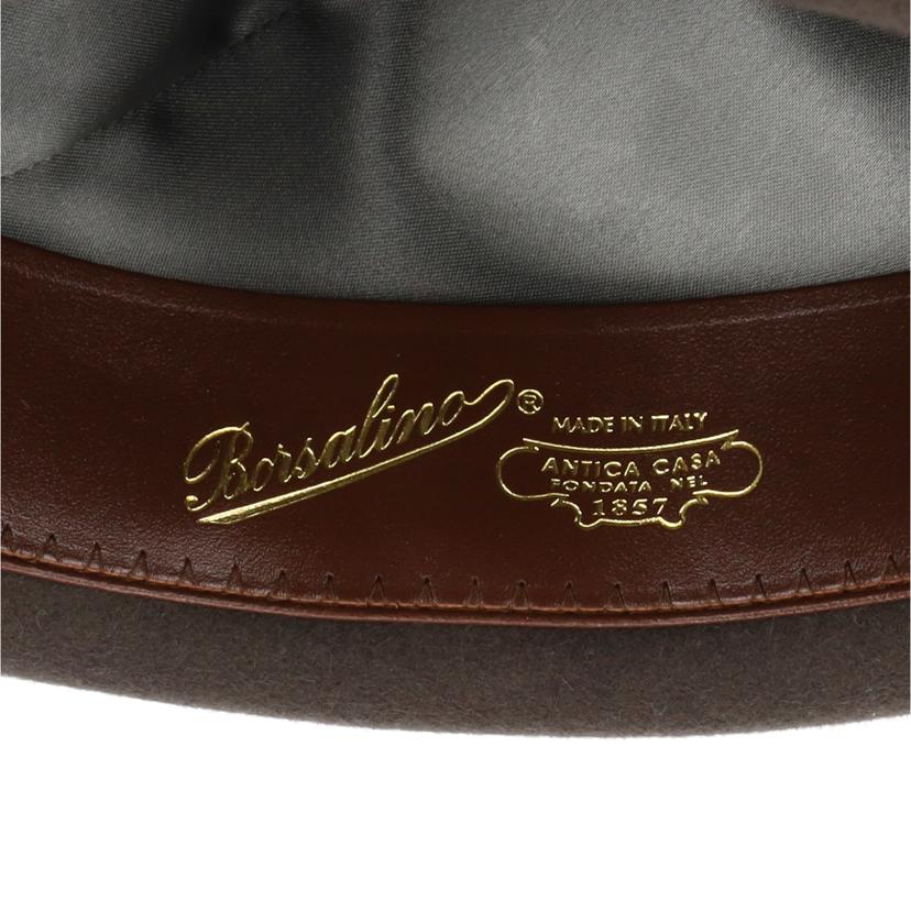 Borsalino ボルサリーノ/ボルサリーノ/ラビットファーハット/茶//Aランク/06