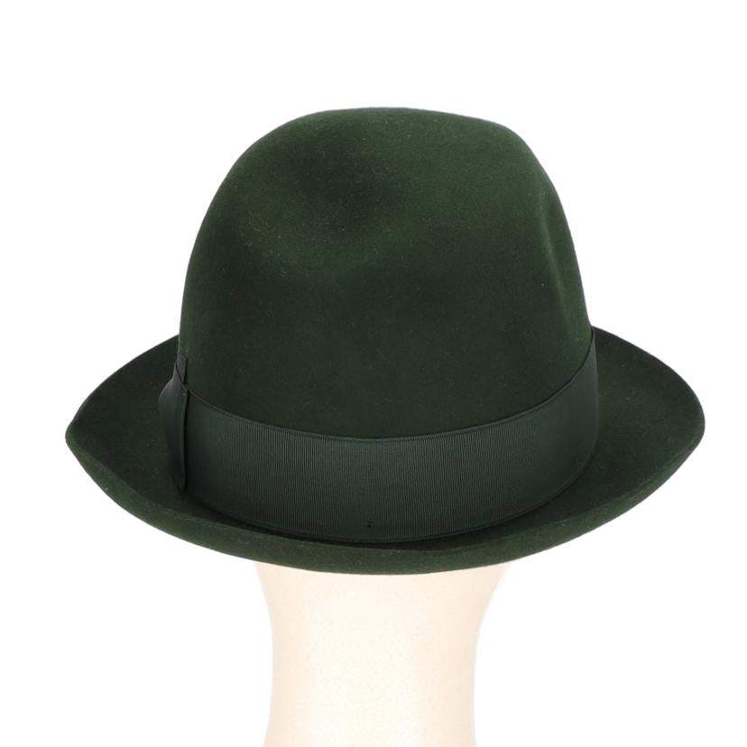 Borsalino ボルサリーノ/ボルサリーノ/ラビットファー/ハット/深緑//Aランク/06