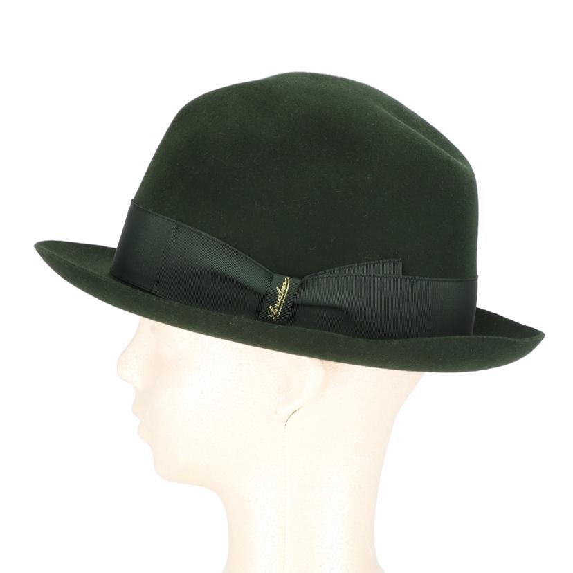 Borsalino ボルサリーノ/ボルサリーノ/ラビットファー/ハット/深緑//Aランク/06