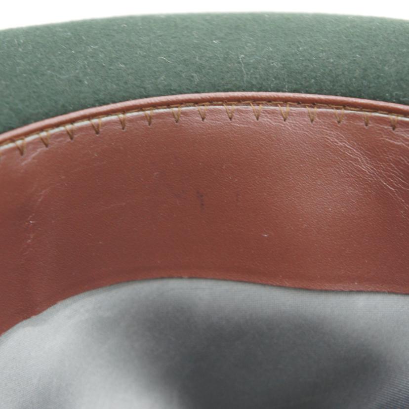 Borsalino ボルサリーノ/ボルサリーノ/ラビットファー/ハット/深緑//Aランク/06