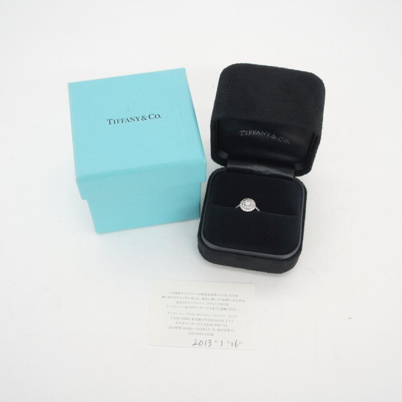 TIFFANY&Co ティファニー/TIFFANY PT950ソレストダイヤリング#10/3.8//Aランク/75