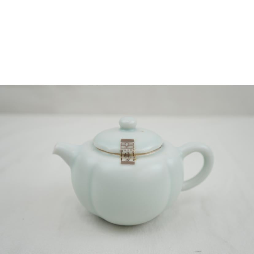 Hsiao Fang Poettery 暁芳窯/青磁茶器一式//ABランク/67