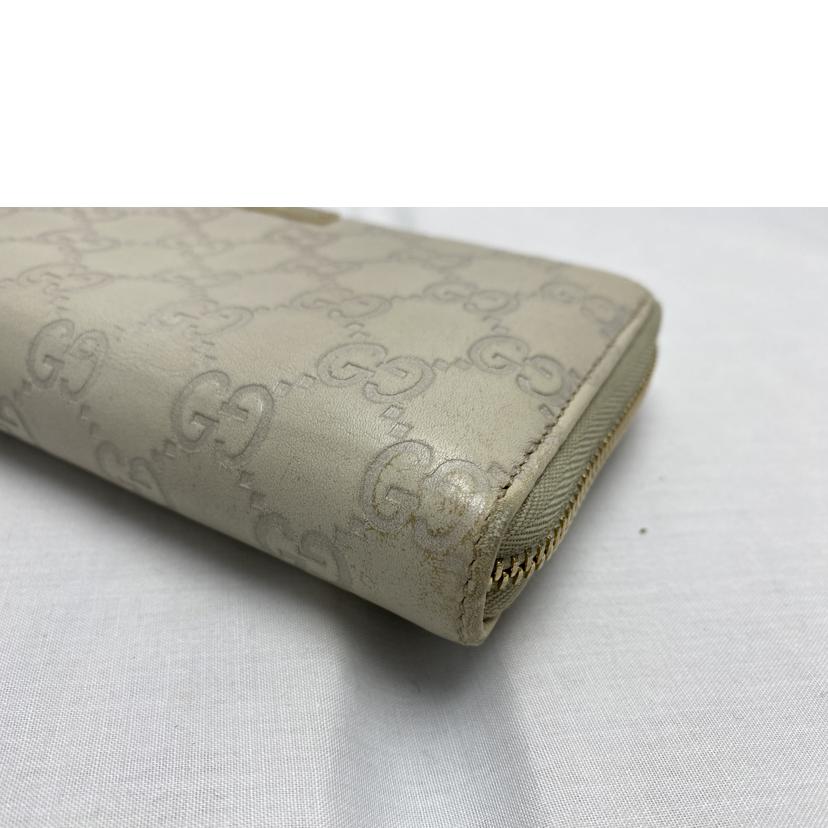 GUCCI/グッチシマGG柄ラウンドファスナー長財布/307980//Bランク/52
