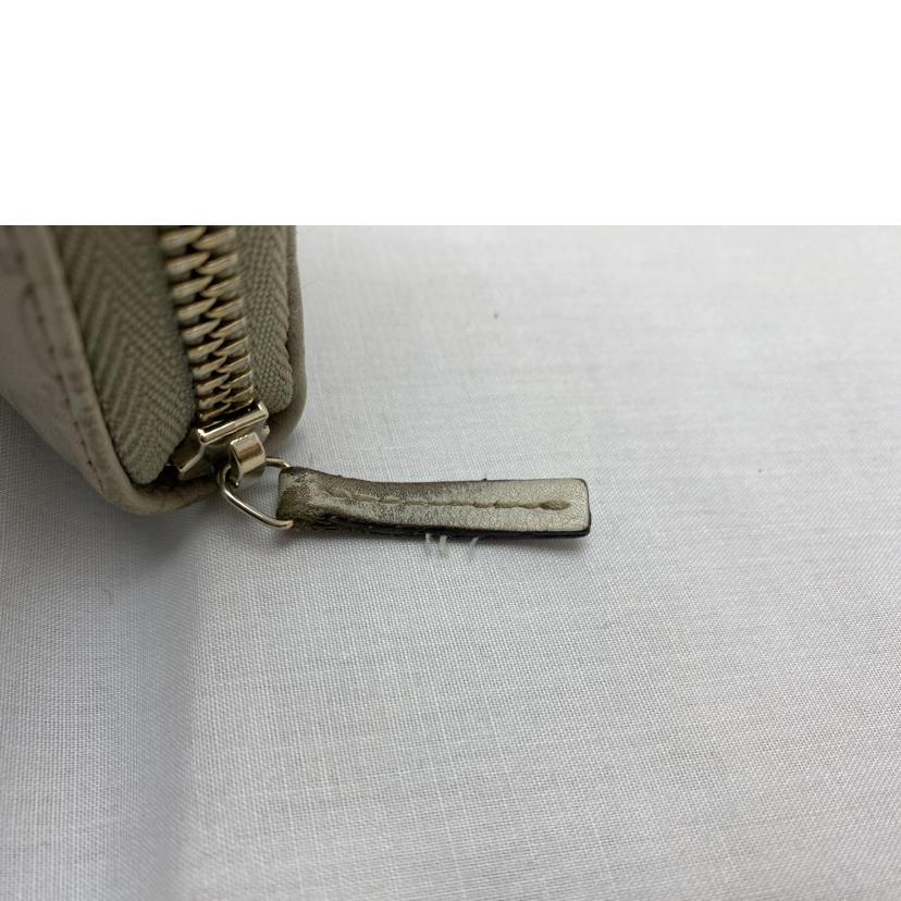 GUCCI/グッチシマGG柄ラウンドファスナー長財布/307980//Bランク/52