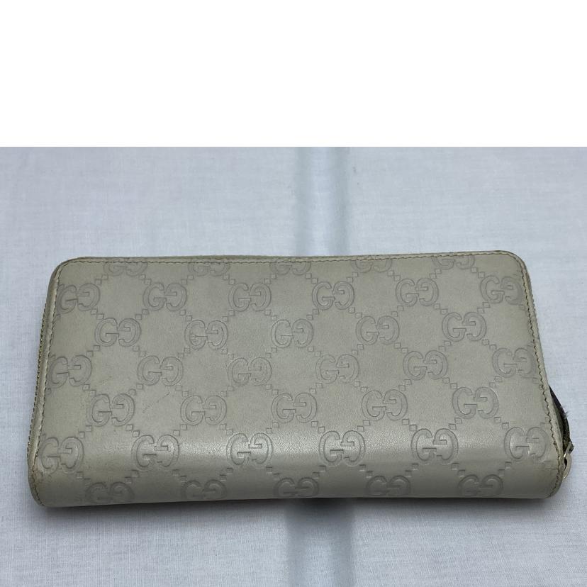 GUCCI/グッチシマGG柄ラウンドファスナー長財布/307980//Bランク/52