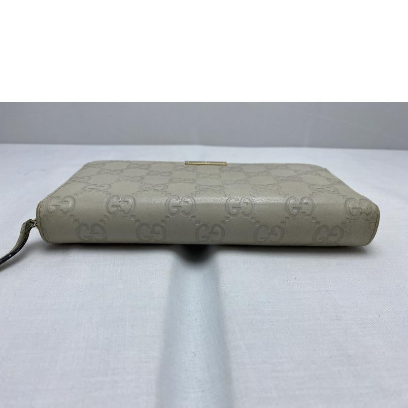 GUCCI/グッチシマGG柄ラウンドファスナー長財布/307980//Bランク/52