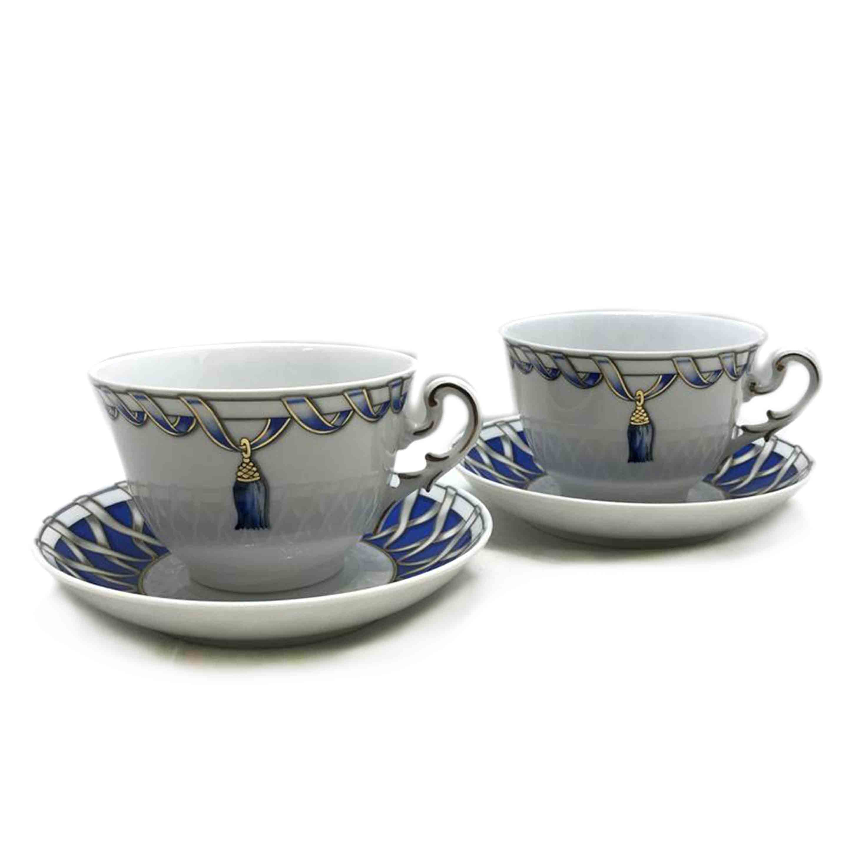 Richard Ginori リチャードジノリ/FIOCCO GRACE フィオッコグレース カップ&ソーサー ペア//ABランク/51