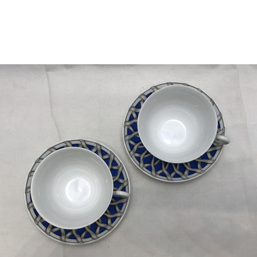 Richard Ginori リチャードジノリ/FIOCCO GRACE フィオッコグレース カップ&ソーサー ペア//ABランク/51